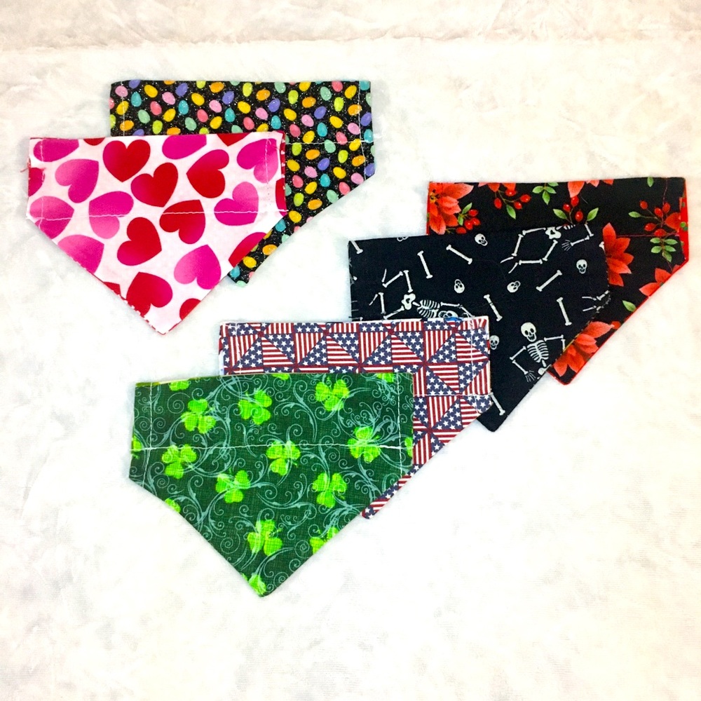🎉HOST PICK! XS NWOT Dog Bandanas reversable